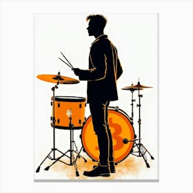 Btc Drums Canvas Print