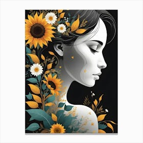 Sunflowers 1 Canvas Print