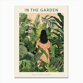 In The Garden Poster Brooklyn Botanical Gardens 2 Canvas Print