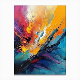 Colorful Abstract Painting Canvas Print