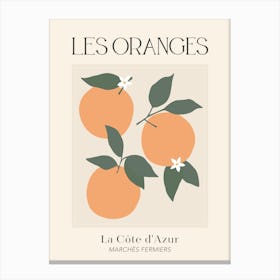 Les Oranges Canvas Print