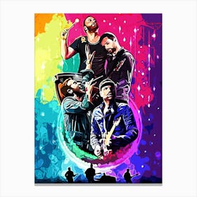 Coldplay band music 1 Canvas Print