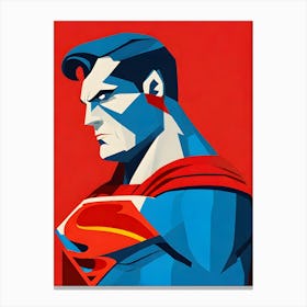 Superman Graphic 5 Canvas Print