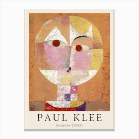 Paul Klé 1 Canvas Print
