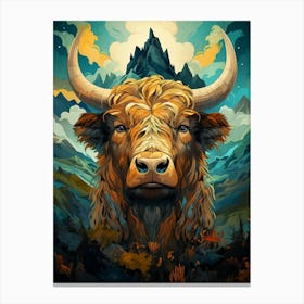 Highland Bull Canvas Print
