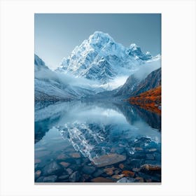 Nepal Mountain Lake Canvas Print