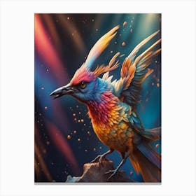 Exotic Bird Print Canvas Print