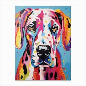 Pop Art Paint Dog 1 Canvas Print