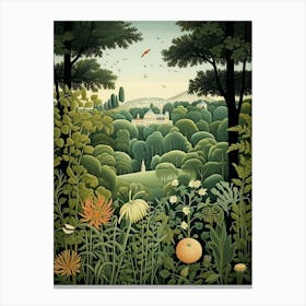 San Diego Botanic Garden Usa Henri Rousseau Style 3 Canvas Print