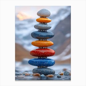 Balancing Stones 2 Canvas Print