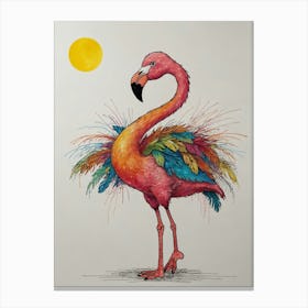 Flamingo 33 Canvas Print