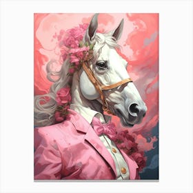 Pink Horse Canvas Print