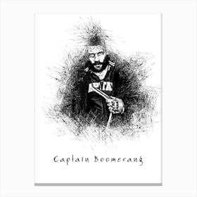 Captain Boomerang Canvas Print