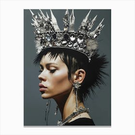 Woman With A Crown Canvas Print