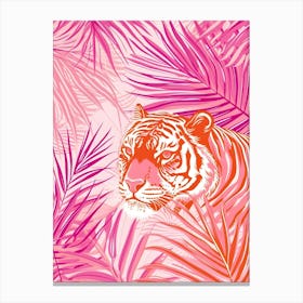 Tiger In The Jungle 1 Canvas Print