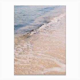 Pastel colour beach // Ibiza Nature & Travel Photography Canvas Print