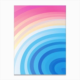 Abstract Rainbow Background Canvas Print