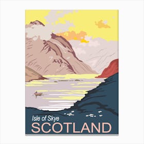Scotland Isle Of Skye Canvas Print