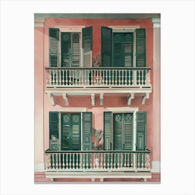 Balconies Of New Orleans Canvas Print