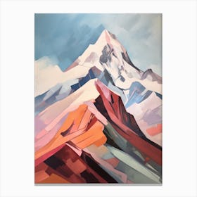 Mount Foraker Usa 1 Mountain Painting Canvas Print