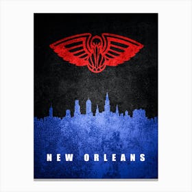 New Orleans Pelicans Canvas Print