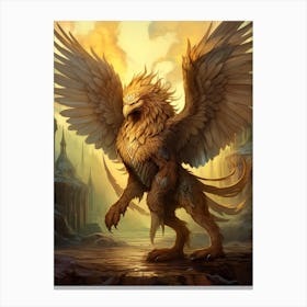 Griffin Digital Painting 2 Canvas Print
