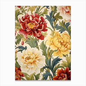 Floral Wallpaper 364 Canvas Print