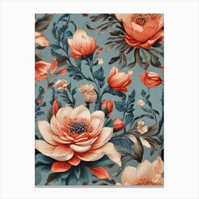 Floral Wallpaper 2 Canvas Print