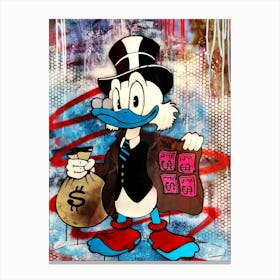 Donald Duck Canvas Print