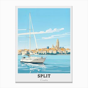 Split Croatia Travel 1 Canvas Print