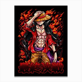 One Piece Anime Poster 26 Canvas Print