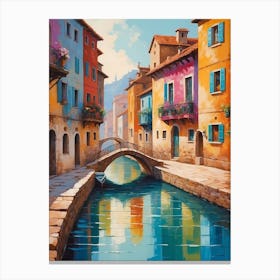 Venezia Canal Canvas Print