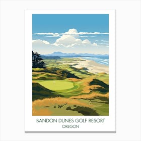Bandon Dunes Golf Resort (Bandon Dunes)   Bandon Oregon 1 Canvas Print