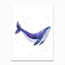 Galaxy Whale Canvas Print