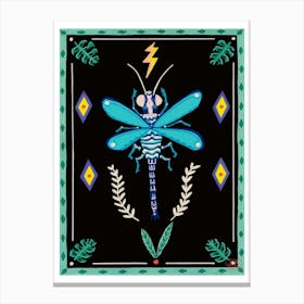 Lightblue Dragonfly Canvas Print
