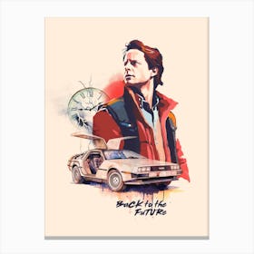 Marty Mcfly Canvas Print