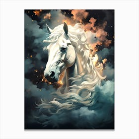 Horse In The Clouds 1 Canvas Print
