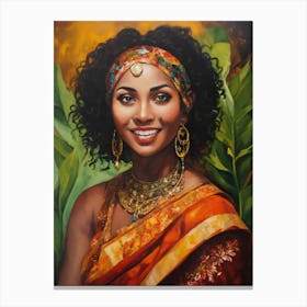 African Beauty Canvas Print