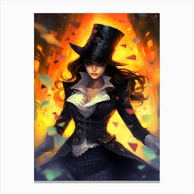 Zatanna Painting Canvas Print