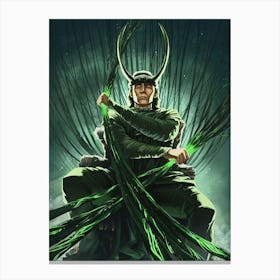 Loki God Canvas Print