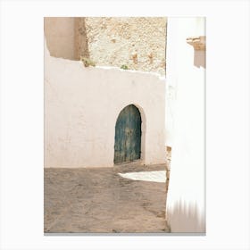 Old Blue Door in Eivissa // Ibiza Travel Photography Canvas Print