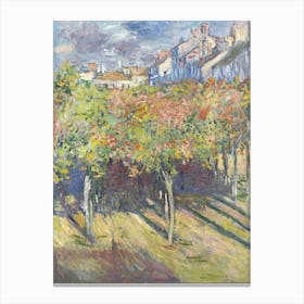 Le Cours Du 14 Juillet Vu De La Maison, Claude Monet Canvas Print