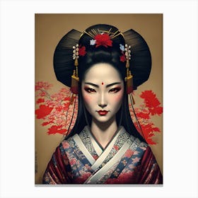 Geisha 16 Canvas Print
