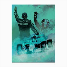 Lewis Hamilton 3 Canvas Print