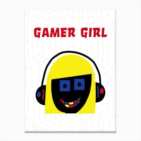Gamer Girl Canvas Print