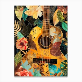 Acoustic Guitar music art Canvas Print