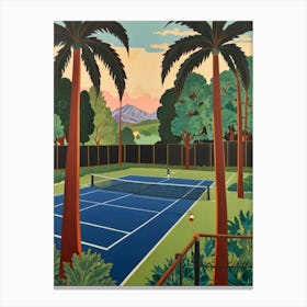 Tennis Court 4 Canvas Print