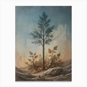 Natur in sanften Farben Canvas Print