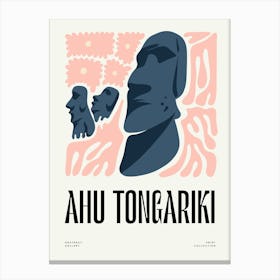 Travel Ahu Tongariki Abstract Gallery Canvas Print