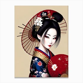 Geisha 11 Canvas Print